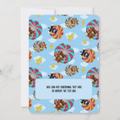 Laten we springen voor Joy Birthday Party uitnodig Kaart (Achterkant)