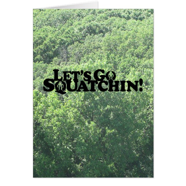 Laten we Squatchin gaan - meerdere producten (Voorkant)