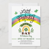 Laten we St. Patric dag uitnodiging (Voorkant)