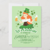 Laten we St. Patrick's Dag vieren Kaart (Voorkant)