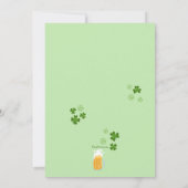 Laten we St. Patrick's Dag vieren Kaart (Achterkant)