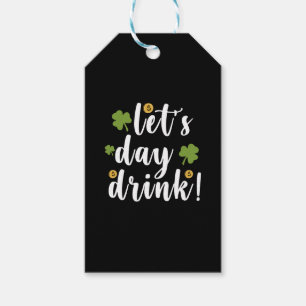 Laten we St. Patrick's Day drinken Cadeaulabel