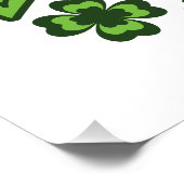 Laten we St. Patrick's Day drinken Perfect Poster (Hoek)