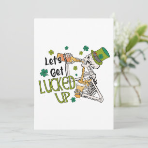 Laten we St. Patrick's Day geluk hebben Feestdagenkaart