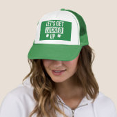 Laten we St. Patrick's Day geluk hebben Trucker Pet (In situ)