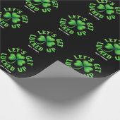 Laten we St. Patrick's Day leuk vinden Cadeaupapier (Hoek)