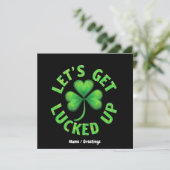 Laten we St. Patrick's Day leuk vinden Kaart (Staand voorkant)