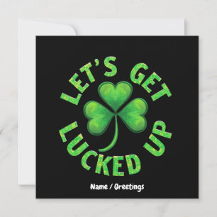 Laten we St. Patrick's Day leuk vinden Kaart