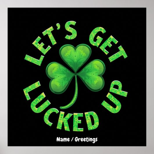 Laten we St. Patrick's Day leuk vinden Poster (Voorkant)