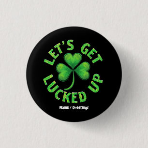 Laten we St. Patrick's Day leuk vinden Ronde Button 3,2 Cm