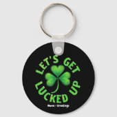 Laten we St. Patrick's Day leuk vinden Sleutelhanger (Voorkant)
