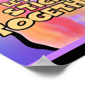 Laten we Stick Samen Poster (Hoek)