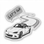 Laten we Sticker Car gaan (Voorkant)
