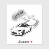 Laten we Sticker Car gaan (Vel)