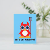 laten we stout worden briefkaart (Staand voorkant)