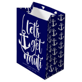 Laten we stout zijn | Grappige moderne tekst vrijg Medium Cadeauzakje