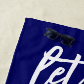 Laten we stout zijn | Grappige zeil bachelorette Strandlaken (In situ)