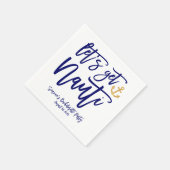 Laten we stout zijn | Zeil Bachelorette-feest Servet (Hoek)