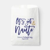 Laten we stout zijn | Zeiltocht vrijgezellenfeest Bedankzakje (Voorkant)