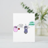 Laten we Streak Briefkaart (Staand voorkant)