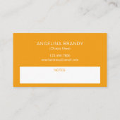 Laten we Sunny Playdate Ouder Networking Call spel Contactkaartje (Achterkant)