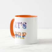 Laten we Surf maken Mok (Voorkant links)