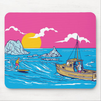 Laten we surfen muismat