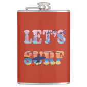 Laten we Surven Kolf. Heupfles (Voorkant)