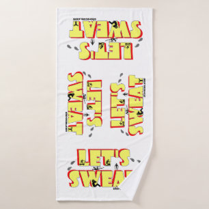 Laten we Sweat Badhanddoek