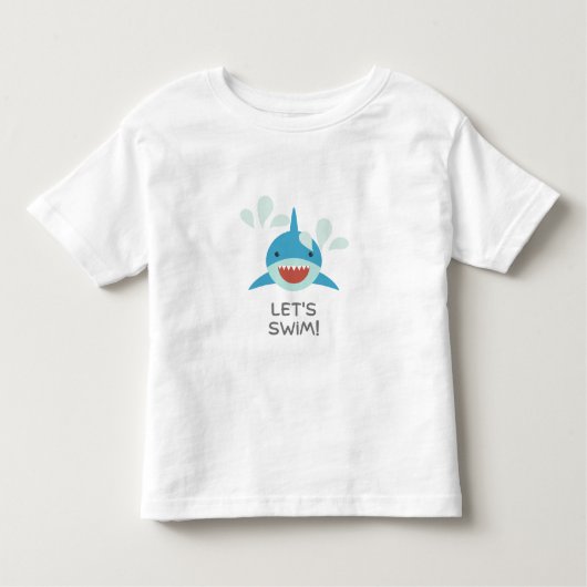Laten we Swim Kinder Shirts (Voorkant)