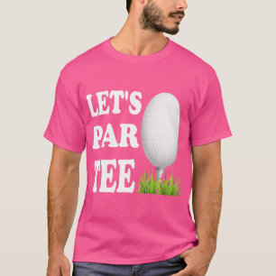 Laten we T-shirt golfbal vergelijken met T-shirt P