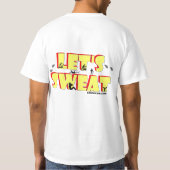Laten we T-shirt zweten (Achterkant)