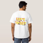 Laten we T-shirt zweten (Achterkant volledig)