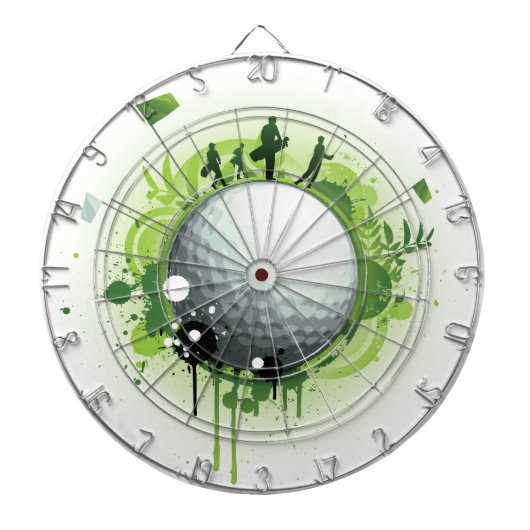 Laten we T - shirts voor Golf Dartbord (Voorkant)