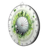 Laten we T - shirts voor Golf Dartbord (Voorkant Rechts)