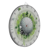 Laten we T - shirts voor Golf Dartbord (Voorkant Links)