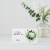 Laten we T - shirts voor Golf Visitekaartje (Staand voorkant)