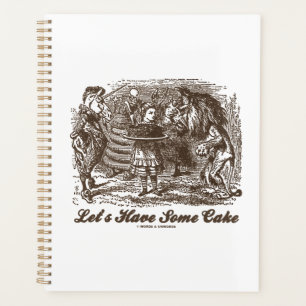 Laten we taart Alice Eenhoorn Leeuw Wonderland ete Planner