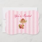 Laten we taart eten 5 "x 7" gevormde uitnodigingen (Voorkant)