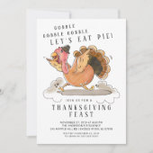 Laten we taart Thanksgiving eten Kaart (Voorkant)