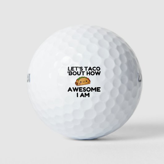 Laten we Taco 'Bout' Golfballen (Voorkant)