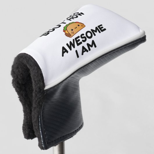 Laten we Taco 'Bout' Golfheadcover (3/4 voorkant)