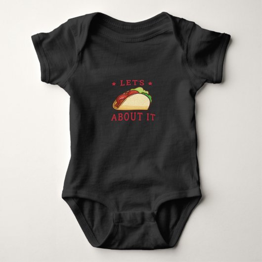 Laten we Taco 'Bout it - Funny Taco' Romper (Voorkant)