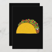 Laten we Taco Bout it Taco Pun Cute Taco Save The Date (Voorkant / Achterkant)