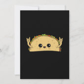 Laten we Taco Bout it Taco Pun Cute Taco Save The Date (Voorkant)