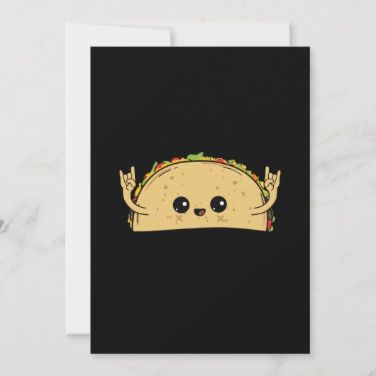 Laten we Taco Bout it Taco Pun Cute Taco Save The Date (Voorkant)