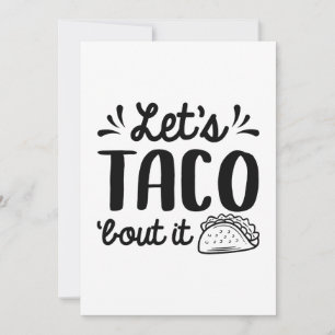 Laten we Taco "Bout it" zeggen Bedankkaart