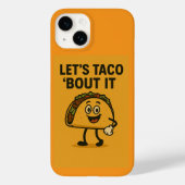 Laten we Taco "Bout it" zeggen Case-Mate iPhone Case (Achterkant)