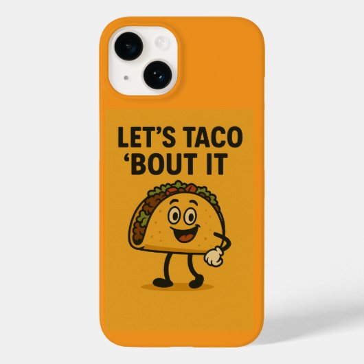 Laten we Taco "Bout it" zeggen Case-Mate iPhone Case (Achterkant)