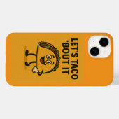 Laten we Taco "Bout it" zeggen Case-Mate iPhone Case (Achterkant (horizontaal))